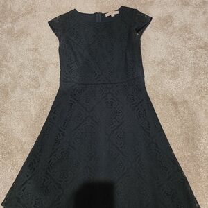 Elegant Black Lace Dress
